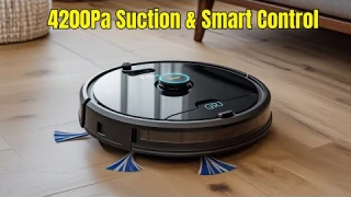 Tipdiy G90 – Smart Robot Vacuum & Mop with 30% OFF!||4200Pa Suction & Smart Control
