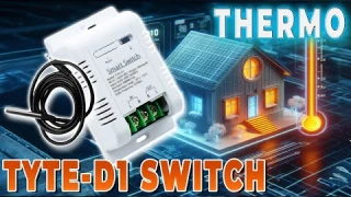 Умное WiFi реле термостат с внешним датчиком температуры и энергомониторингом