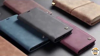 Кожаный чехол-книжка c Карманом для Карт и функцией подставки CaseMe
