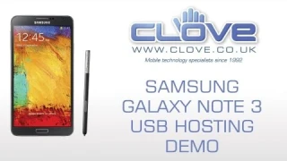 Samsung Galaxy Note 3 USB Hosting/OTG Demo