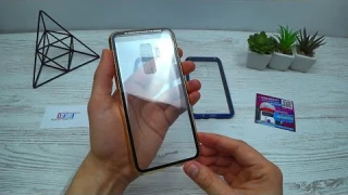 Металлический защитный чехол-бампер Luphie Magnetic 360 Case
