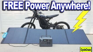 Bluetti EB55 Power Station with SOLAR Panel Portable LiFePO4