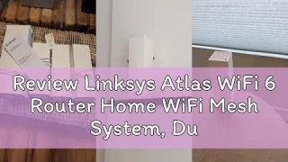 Review Linksys Atlas WiFi 6 Router Home WiFi Mesh System, Dual-Band, 6,000 Sq. ft Coverage, 802.11ax