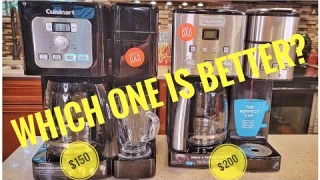 Cuisinart Coffee Center SS-15 & Coffee Center Brew Basics SS-12 Combo Brewer Side By Side Comparison