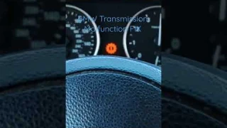 BMW Transmission Malfunction FIX