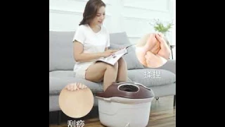 Массажер для ступней ног и гидромассажная ванночка 2 в 1