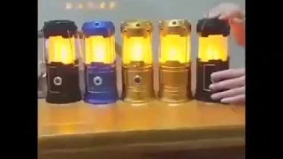 Світлодіодний акумуляторний світильник SOLAR CAMPING LAMP з сонячною батареєю та Power Bank