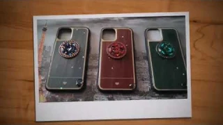 Чехол для iPhone  Держатель с кольцом и ремешок с бумбоном