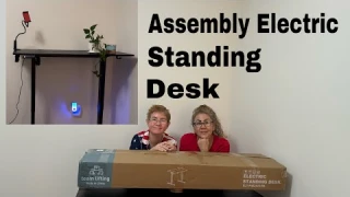 Assembly Electric Standing Desk Step by Step - Unboxing, Review