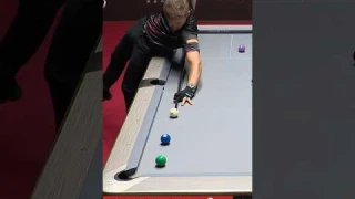 Incredible technique from Albin Ouschan! 🔥 #9ball #pool