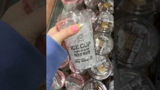 Have you ever tried Korean ice cup drinks?🥤 #food #drink #koreanfood #koreanconveniencestore