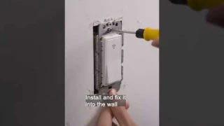 WiFi smart light switch, a perfect solution to transform traditional switch to a smart one.