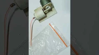 DIY. mini air pump with dc motor #shorts