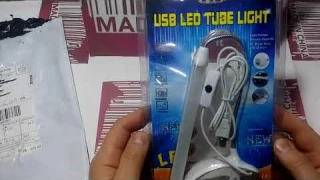 Настольная USB  LED лампа с прищепкой! С AliExpress