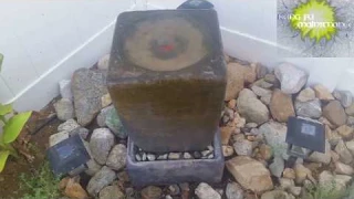 Garden Fountain Set Up Plus Repair For Low Water Pressure