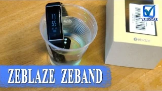 Обзор Zeblaze ZeBand фитнес браслет с уведомлениями, датчиком сердечного ритма и защитой IP67
