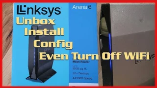 Linksys Arena 6 AX1800 WiFi Router E7350
