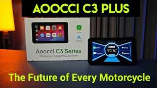 DIY BIKE Tech Upgrade under Rs.8000 - CarPlay. Android Auto. TPMS. On a Bike - AOOCCI C3 PLUS