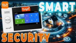 Умная GSM WiFi охранная сигнализация Tuya - домашняя безопасность c Temu