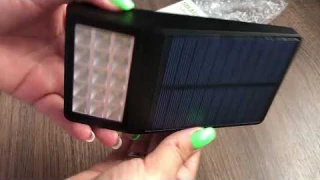 Солнечный уличный светильник