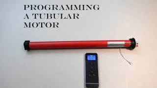 Programming a Roller Shade Tubular Motor
