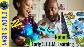 Build-A-Bot Dino | Build Your Own Robot | Interactive STEM toys for kids | Toy Review