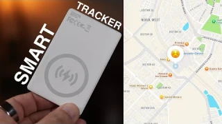 This is credit card shape Smart Card Tracker - Wallet-Friendly & Wireless Charging Compatible