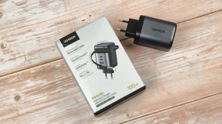 Без путаницы: Обзор зарядного устройства Ugreen GaN 100 Вт с выдвижным кабелем