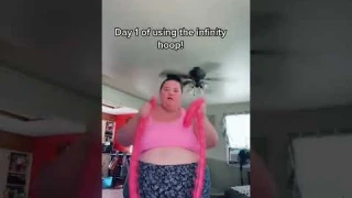 lost 80+lb with the infinity hoop