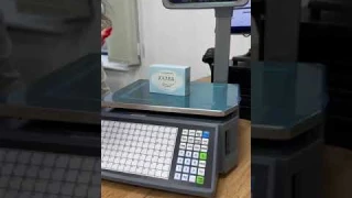 Обзор весов с печатью этикеток Rongta Rls 1100 C для продуктового, овощного магазина #обзор #umag