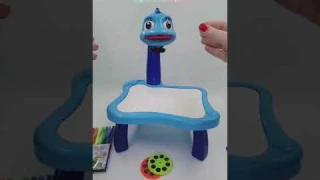 Детский столик для рисования с проектором и слайдами