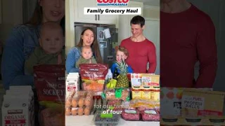Healthy Costco Grocery Haul for family of 4! #healthyeating #costco #weightlosstips