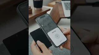 Slim as a card, syncs with iOS, can track anything