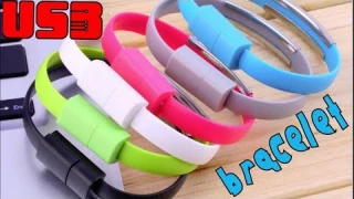 USB браслет из Китая \ Крутой usb кабель в виде браслета с aliexspress