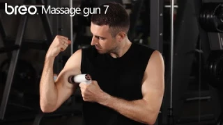 breo massage gun 7---Small in size but powerful in strength