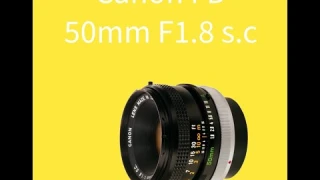Canon FD 50 mm F1.8 s.c