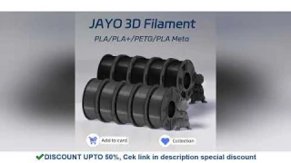 JAYO 3D Printer PLA/PLA Meta/PETG/PLA PLUS/PLA Matte Filament 1.75mm 10 Rolls 3D Printing