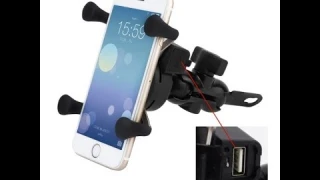 Держатель телефона на мото руль.