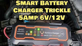 Smart Battery Charger Trickle 5A 6V/12V SLA AGM BYGD Model:6857D