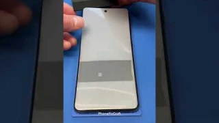 #satisfying #hydrogel screen protector application 👍 at #phonefixcraft #phonerepair