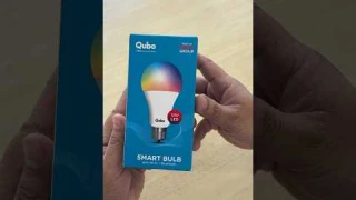 Qubo Smart Bulb with Wi-Fi + Bluetooth #techprabodh #smartgadgets