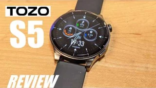 REVIEW: TOZO S5 Smartwatch - Budget $50 Fitness Tracker with AMOLED Display? HR/SpO2/Sleep Tracker