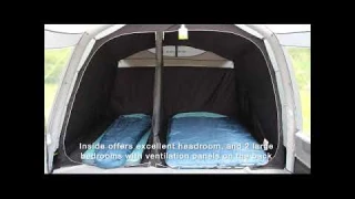 Outdoor Revolution Camp Star 500 Bundle | 5 Person Air Tent with Carpet & Footprint Review #camping