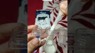 Amul Buffalo A2 Milk Testing With *milk testing kit* Pass Or😱 #shortsviral #phtest #amulmilk #a2milk