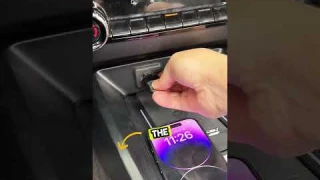 Mini wireless CarPlay Adapter let's you eliminate dangling cables.