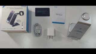 Intoval Y93 3 In 1 Wireless Charging Station Unboxing and Demo