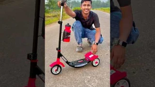 RUSH Three Wheel Kick Scooters for Boys and Girls with SIPPER