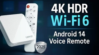 LEFFOT H313 Android 14 TV Box Review (2025) — 4K HDR, Wi-Fi 6, Voice Remote