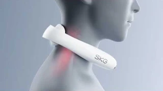 SKG Neck Massager with Heat, 3D Cordless Intelligent, Trigger Point Deep Tissue Massage