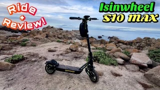 isinwheel S10 Max! High End Commuting E-Scooter Ride and Review!!